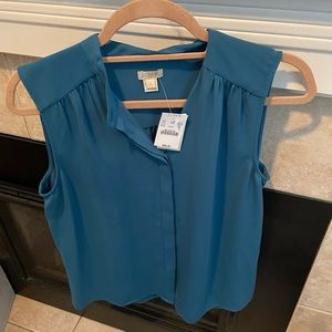 New with Tag Teal J Crew Shirt